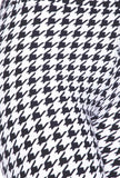 Hound tooth print capris