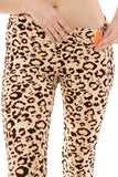 Beige Leopard active leggings