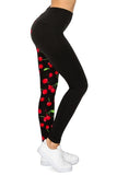 Cherry print leggings