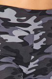 Grey camo print leggings