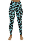 Monstera Flower print leggings