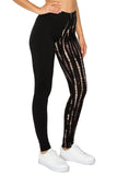 Snake skin print leggings