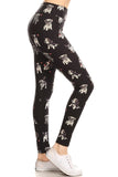 Dog print leggings