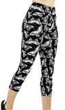 Butterflies print capris