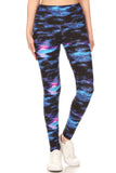 Galaxy print leggings