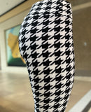 Hound tooth print capris
