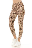 Beige Leopard active leggings