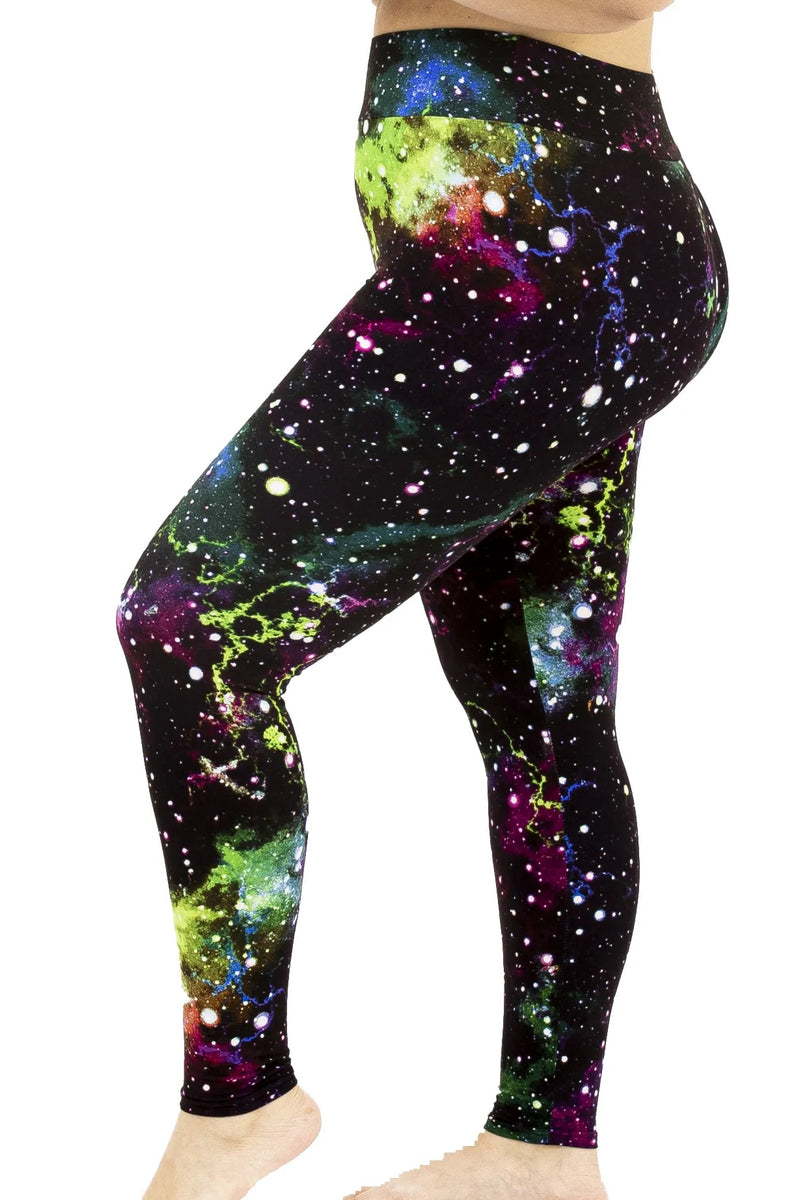 Rene Galaxy Print Popsy Leggings