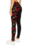 Cherry print leggings