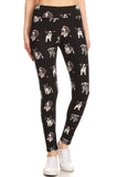 Dog print leggings