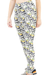 100 dollar bill print leggings