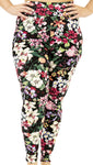 Elegant flower leggings