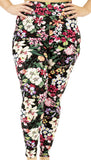 Elegant flower leggings