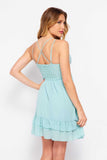 Mint Flowy babydoll dress