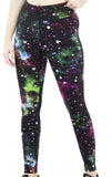 Galaxy print leggings