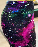 Galaxy print leggings