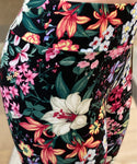 Elegant flower leggings