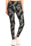 Pineapple print leggings