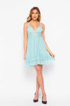 Mint Flowy babydoll dress